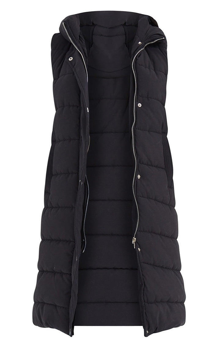 Women’s Puffer Sleeveless Hoodie